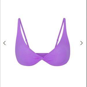 SKIMS Fits Everybody Skimpy Scoop Bralette Ultra Violet